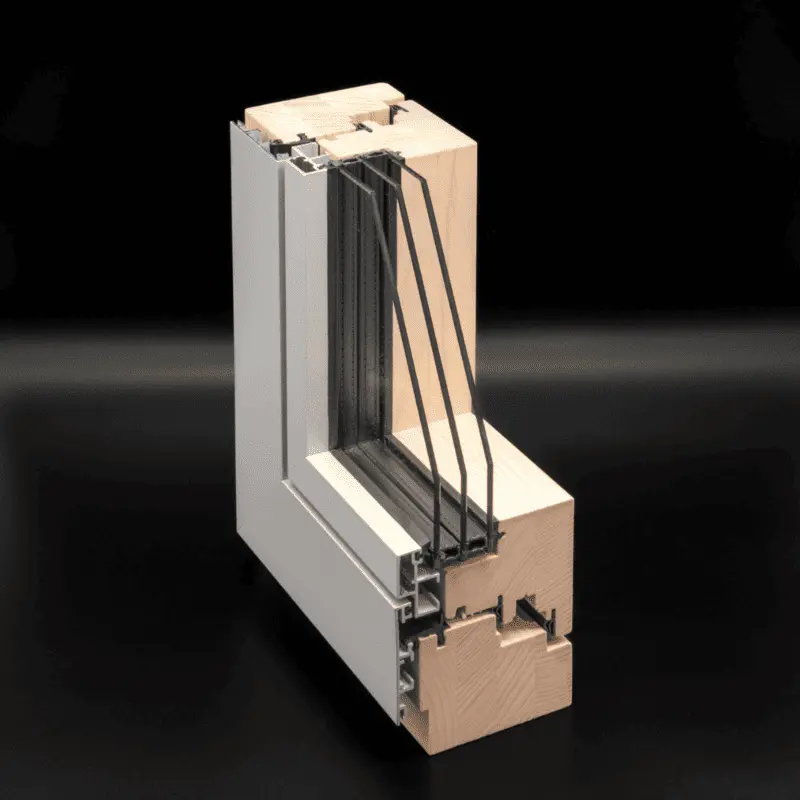 Bild Holz+Aluminium Fenster